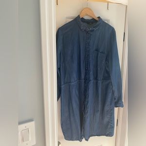 George Chambray denim look dress, XL